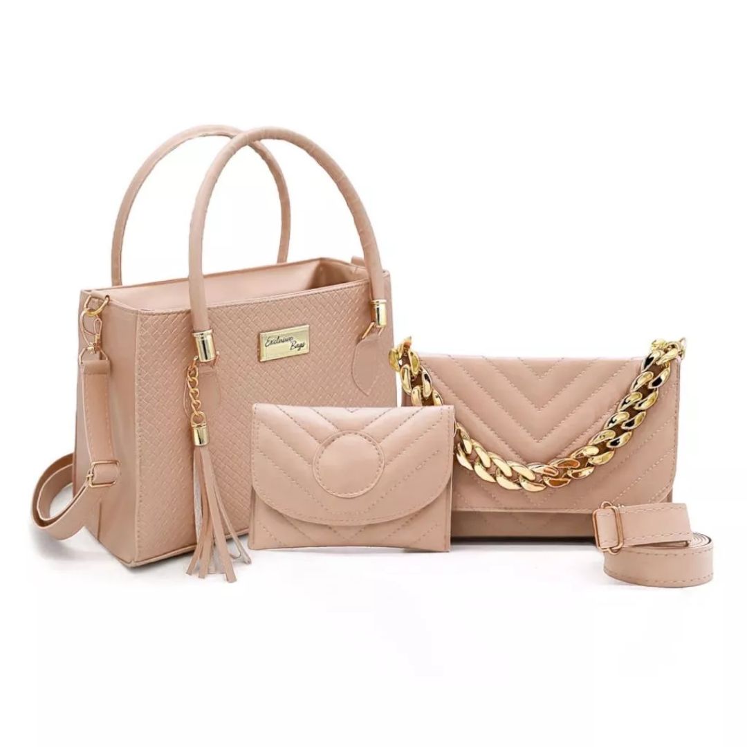 Luxury Tote Bag (Free Shoulder Bag + Wallet)